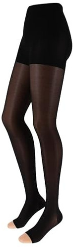 Franzoni Collant Sollievo 140 Denari, Calze a Compressione Graduata Unisex con Punta Aperta, Calzamaglia Paramedicale - Made in Italy