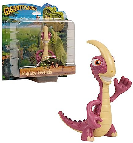 Gigantosaurus, Dinosaurier, Figur, 12 cm, bewegliche Figur, Rocky, Spielzeug für Kinder ab 3 Jahren, GIOCHI PREZIOSI, GGN02A