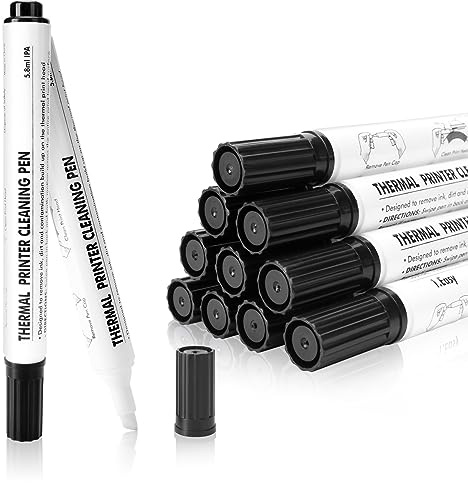 BIHYM Thermodrucker-Reinigungsstift, Universal-Druckkopf-Reinigungsstift-Reinigungsset, Thermodruckkopf-Reinigungsstift für Kartendrucker, Thermodrucker (3 Stück)