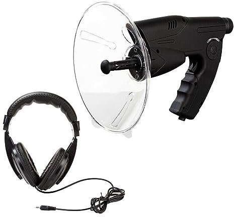WENCY Microfono Direzionale Parabolico per Ascolto a Lungo Raggio Fino a 300 Ft Amplificatore Monoculare con Ingrandimento 8X