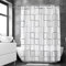 Loti Living Anti-Schimmel Duschvorhang 180x200 cm Cube - Inkl. Ringe - Polyester - Shower Curtains - Duschvorhang Anti Schimmel - Duschvorhang Badewanne - Duschvorhang