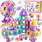 Purpledi Magnetische Bausteine 60 Teile Magnet Spielzeug Kinder - Magnetspiel Magnetbausteine, Magnetic Building Blocks Lernspielzeug Spielzeug Geschenk Weihnachten für Kinder ab 3 4 5 6 7 Jahre