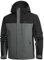 Pioneer Camp Herren Regenjacke Wasserdicht Atmungsaktiv Outdoor Jacke Mit Kapuze 4 Taschen Dunkelgrau XL