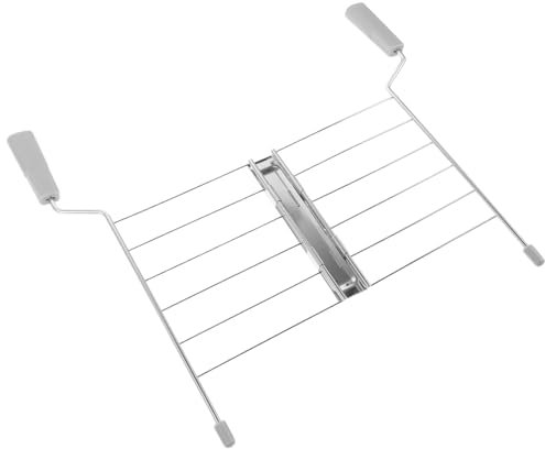 Zerodeko Breakfast Machine Accessories Toast Stand Sliced Bread Shelf Breakfast Maker Rack Toaster Part Toaster Accessory Air Fryer Rack Bread Rack Grill Sandwich Frying Pan Stainless Steel
