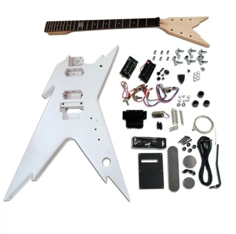 Gitarre im Set, fertig zum Bemalen, Dean Razorback