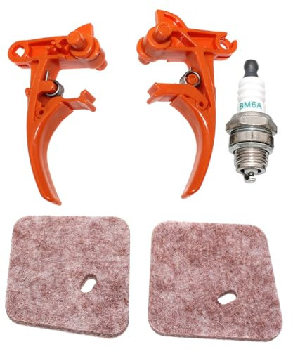 ICOOYO Gâchette d'accélérateur pour Stihl FC55 FC55Z FS38 FS38 2-MixFS45 FS45C FS46 FS55 FS55R FS55R 2-Mix FS55T HL45 HL45Z KM55RC KM55R 4140 180 1500