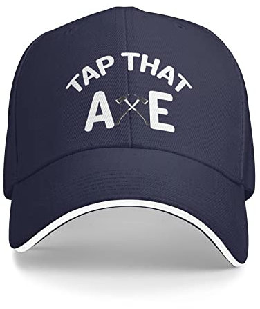 GQWJKSZ Tap That Axe Cap Herren Baseballmützen Grafikmützen