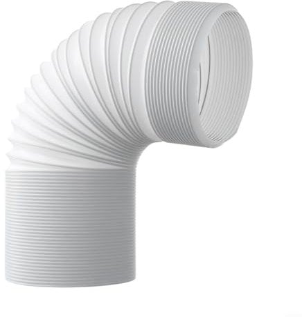 Extra Long Air Conditioner Hose Pipe PVC Duct Extension Hose, 130/150mm Diameter Flexible AC Exhaust Hose, Portable AC Venting Duct Extension Kit (15x100cm)