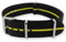 Natos.com - Skunk Gelb NATO Uhrenarmband G10 Military Nylon Strap - 20 mm
