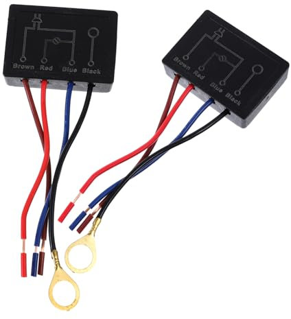 HOMSFOU 2st Tischlampe Berührungsschalter Reparaturset Für Berührungslampen Tischlampen-sensordimmer Für Led Modulsteuerungssensorschalter Touch-dimmer Steuersensor 3-wege-touch-lampe Abs