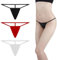 Strings Femme sans Couture Chic, 3 pièces String Ficelle pour Femme en Coton Sexy, sous-vêtements Taille Basse, Culottes Invisible, Vetements Feminins String Invisible, multicolore, Taille unique