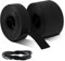 2 Rollen 5 m Lang Klettband, 2.5 cm+ 5 cm Breite, Selbstklebend Beidseitig Klettbandrolle von Nearockle, Wiederverschließbar klettverschluss für Organisieren Sie Kabel Drähte, Schläuche und mehr