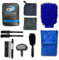 Clean Cabz®: Premium 9-Piece Car Cleaning Kit with Storage Bag – Complete Detailing Kit for Interior & Exterior – Includes Wheel Cleaner Brush, Tyre Brush Cleaner & More – Ultimate Car Washing