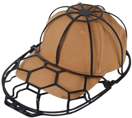 Jaula Para Lavadora De Sombreros - Cesta Para Limpieza De Sombreros, Jaula Para Lavado De Gorras De Béisbol | Protector De Sombrero Para Lavandería, Bolsa De Lavado Para El Cuidado Del Sombrero, Estuc
