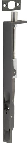 Premium Stainless Steel Flush Bolts JSS51 in Dark Bronze – 203mm x 20mm Square Forend