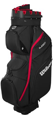 Wilson I-LOCK CART BAG Black/Red