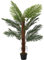 Warmiehomy Outdoor Artificial Palm Plants 120cm / 4ft Tall Indoor Faux Tropical Areca Palm Tree in Pot Fake Decorative House Plant for Home Office Garden Bedroom Decoration