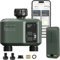 Centralina Irrigazione WiFi 2 uscite, tecnologia RF 433 da 500M Computer Giardino Timer Irrigazione,Timer Acqua Giardino Programmabile con Ritardo Pioggia, Modalità di Irrigazione Automatica e Manuale