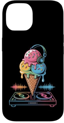 Gelato Musicale Dj Con Cuffie Festa Custodia per iPhone 14