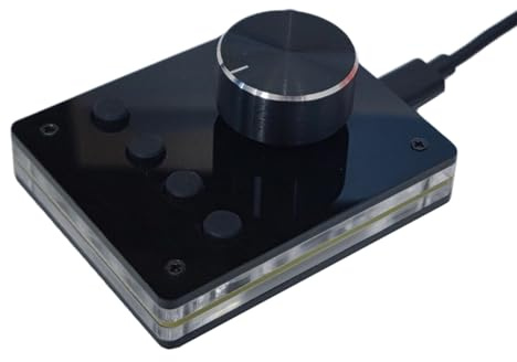 Guaber Controller manopola volumi USB Multimedias Computer Sound Controller Programmazione Volumi remoti Tastiere Adattatore Software Configurazione