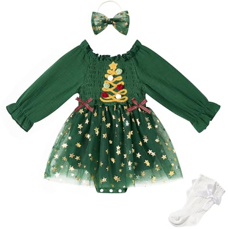 Miipat Bambina 1 ° Compleanno Abito Tulle Manica Lunga Neonata Romper Torta Smash Vestito Bimba Primo Compleanno Fotografia Vestiti Abbigliamento con Fascia Testa e Calzini