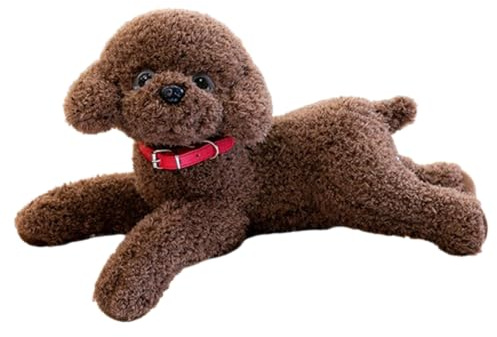 Xiyocadt PlüSch Hund, Pudel PlüSchtier, Puppe Stofftier Hund,Realistische Teddy Dog Teddy Hunde, Spielzeug Kuscheltier, Geschenk for Jungen Und MäDchen Heimdekoration (36cm,D)