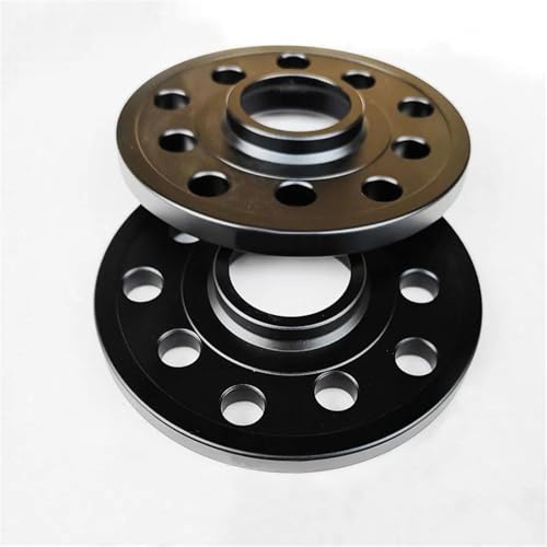 Spurverbreiterungen Für VW Für Golf Für Bora Für Polo Für Jetta Zentriert, Geschmiedete Felgen, Lochkreis 5x100, 5x112, 57,1 Mm Spurverbreiterungen(Schwarz 12MM)