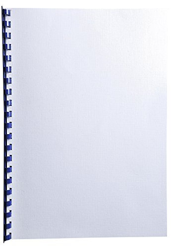 Exacompta 2751C 100er Pack Einbanddeckel DIN A4 für Bindesysteme Forever aus festem Karton weiß. Geeignet zur Verwendung mit Serodo-Bindern, Kunststoffringen, Metallringen und mehr