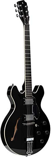 Stagg Silveray Series 533 semi-acoustic guitar, black