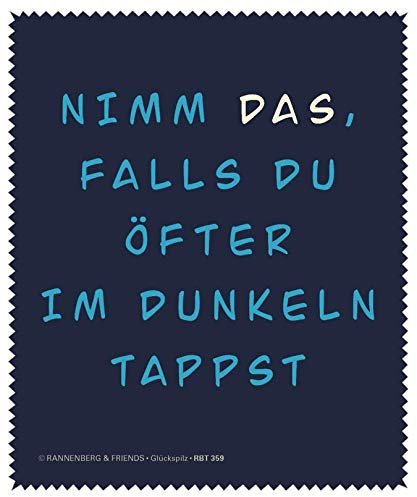 BrillenputztuchIm Dunkeln von Rannenberg & Friends