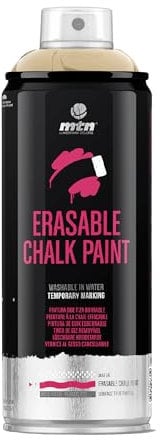 MONTANA Colors MTN PRO Chalk (Pintura Borrable Base Agua) Oro - Spray 400 ml