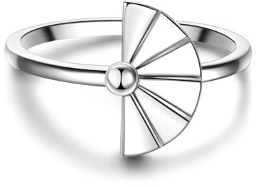 Glanzstücke München Damen Bandring aus 925/- Sterling Silber
