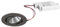 Outdoor LED Einbaustrahler-Set inkl. Konverter, IP65, rund, 230V, 6W 3000K 650lm 38°, schwenkbar 30°, dimmbar, Titan matt