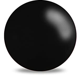 Treuheld® Kunststoff Piercing Kugel mit Gewinde | Farbe: Schwarz | Größe: 1,2 x 4 mm