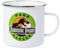 Silver Buffalo Jurassic Park Ranger Emaille-Camper-Tasse, 600 ml, mehrfarbig, 595 ml