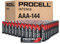 ProCell Intense AAA High-Performance Alkaline Batteries (144 Pack), 10-Year Shelf Life, Bulk Value Pack for High Power Professional Devices