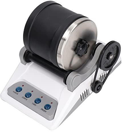 FOLOSAFENAR Rock-Tumbler-Geschenk, 100–240 V Rock-Tumbler-Spielzeug, lehrreich, auslaufsicher, 1-Touch-Einstellung für Experimente für Erwachsene Kinder(#2)
