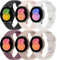 20mm Armband für Samsung Galaxy Watch 6/5/4/7/FE 40mm 44mm/Watch 4/6 Classic 47mm 43mm 46mm 42mm/Watch 5 Pro 45mm/3 41mm/Active 2 Band,6ST Sport Silikon Uhrenarmband für Garmin Vivoactive 3/5/venu sq