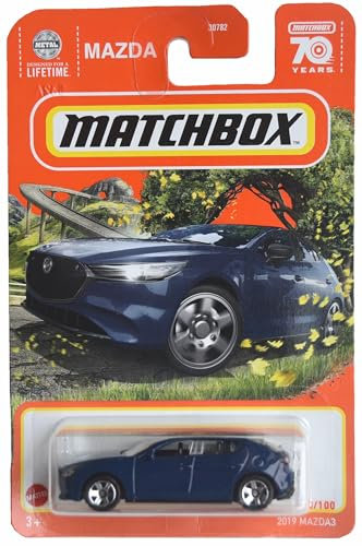 Matchbox Mazda3 2019, Blau, Maßstab 1:64, Kind, Auto, Toyauto, Kinder (unisex)
