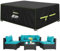 VDISRR Funda Mesa Exterior Impermeable 300x200x90cm, Tela Oxford 420D Funda Protectora Muebles de Jardin Cubre Mesa y Sillas Exterior con Salida de Aire Anti-UV, Antivento, Antipolvo