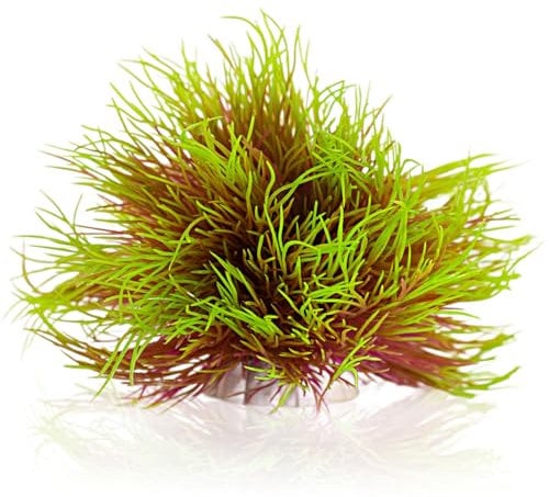 TAOMYPETS Fish Tank Decorations Aquarium Plants Plastic Artificial Décor (Pink Yellow)
