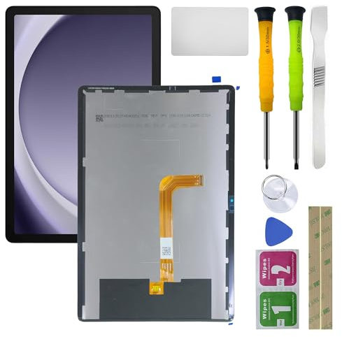 HQB-STAR Tab A9 Plus LCD Screen Replacement for Samsung Galaxy Tablet Tab A9+ 11 Wi-Fi SM-X210 LCD Display Digitizer Touch Screen Assembly Replacement 11 inch Black+Tools