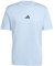 adidas Herren Essentials SMALL Logo Single Jersey Tee, Glow Blue/Black, M