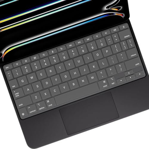 Tastaturabdeckung für iPad Pro 27,9 cm (11 Zoll) M4 Chip (A2836/A2837) Magic Keyboard US Enter TPU-Schutz für iPad Magic Keyboard M4 iPad Pro 11 Zoll 2024 Zubehör TPU