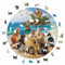 Iconic Puzzles - Kittens at The Seaside, Fantasy Animals, 100% nachhaltiges Holzpuzzle, Geschenke für Kinder und Erwachsene, Größe S, 200 Teile