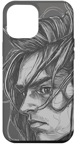 Hülle für iPhone 15 Pro Max Case Anime Grey Warrior Ästhetische, coole Geschenke für Jungen und Mädchen
