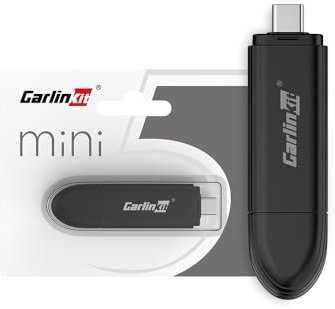 Carlinkit Mini SE Kabelloses CarPlay Adapter für iPh0ne,Konvertieren Werkseitig Verkabeltem CarPlay zu Wireless CarPlay,Kompatibel mit Autos (2016 bis 2025) Produktion & unterstützt iOS 11+