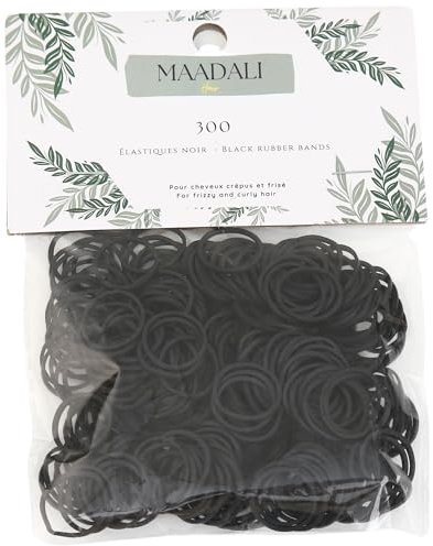 Mini/Petit élastiques de couleur noir pour cheveux Afro/Crépus/Frisé/Bouclé Type : 3C 4A 4B 4C