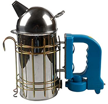 Beekeeping Clothes. Electric Bee Smoker Bees Smoke Bombs Beekeeping Product Electric Smoker Bee European Dome Goods Tools for Beekeeper Supplies (Color : Light Grey)