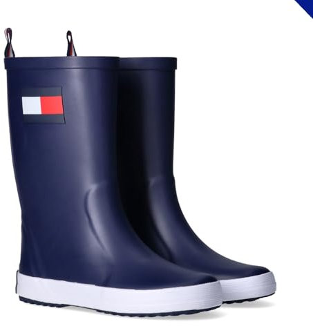 Tommy Hilfiger Rudy, Stivali da pioggia Unisex-Bambini e Ragazzi
